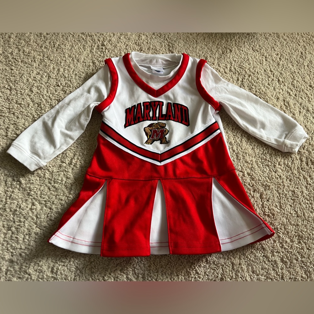 Toddler Maryland Terps Cheerleader Uniform Dress 📣